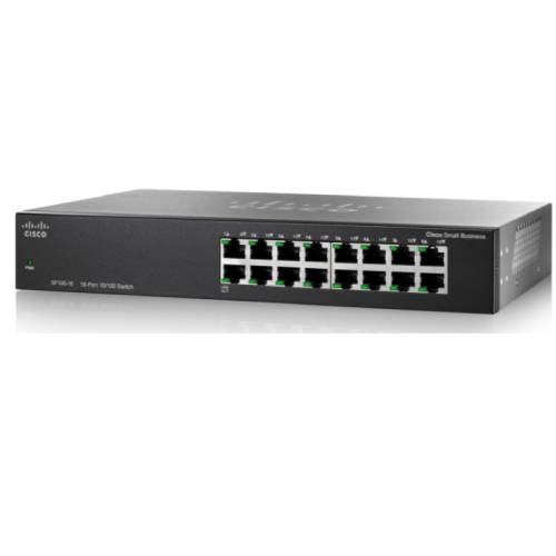 Cisco SF110 110 Series 16-Port Unmanaged Network Switch